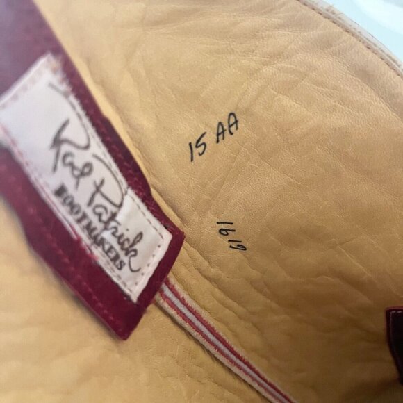 Rod Patrick Mens Cowboy Boots 15AA Antique Brown Mocha Bison Western Square Toe - Picture 10 of 13